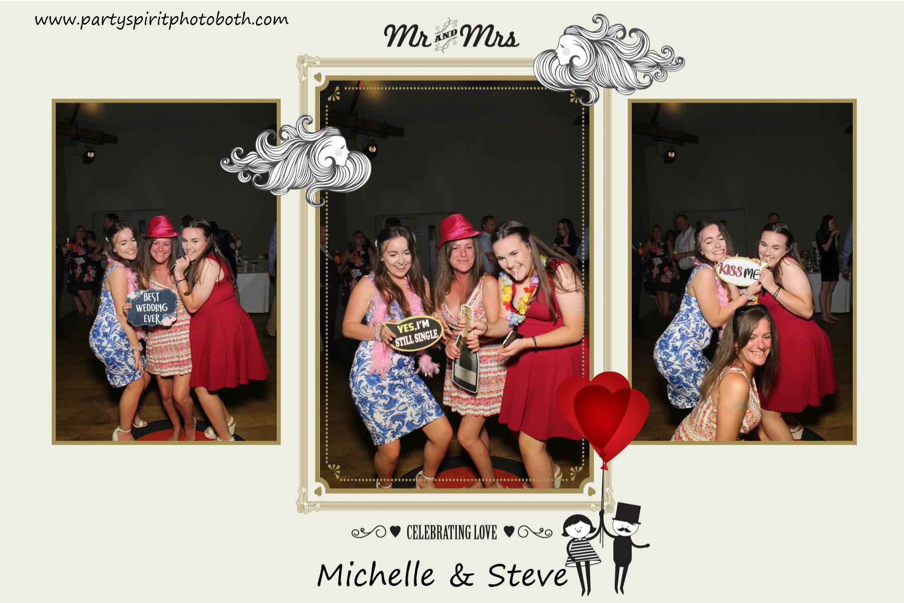 Michelle & Steve Wedding | View more photos from the event at gallery.partyspiritphotobooth.com/u/PartySpiritPhotoBooth/Michelle-Steve-Wedding